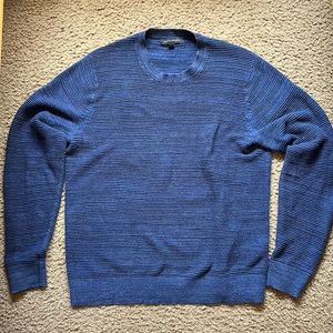 Banana Republic men’s long sleeve sweater shirt 100% cotton size small dark blue